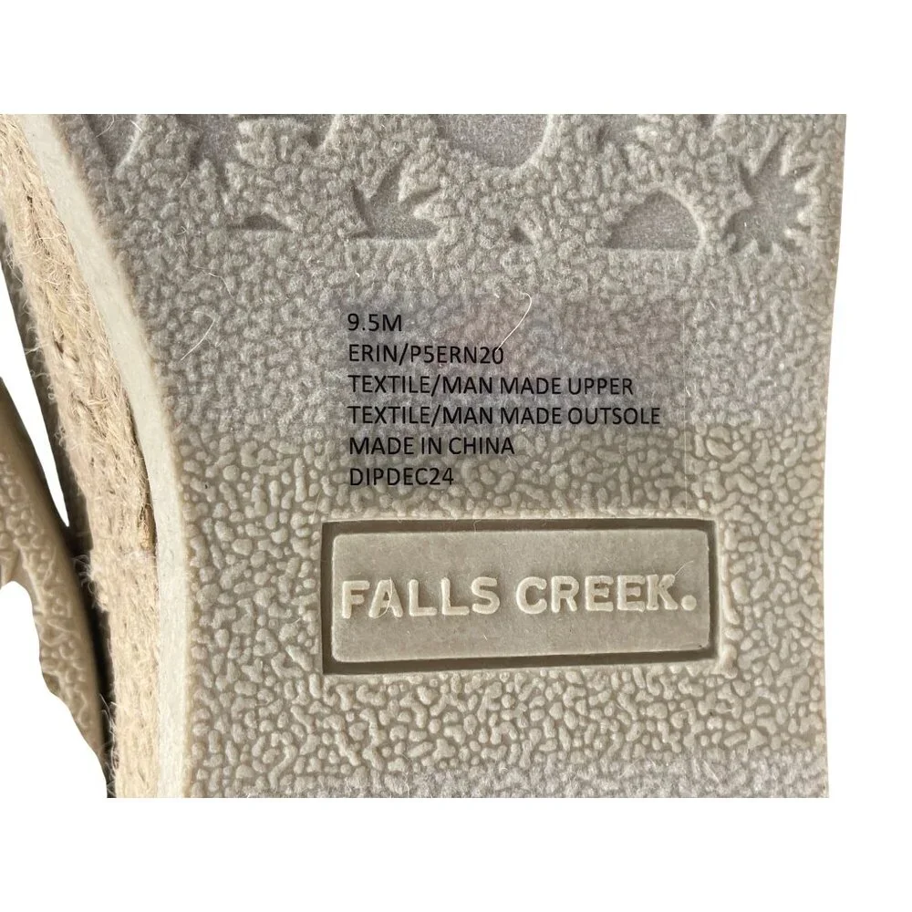 Falls Creek Erin Natural Knit Loafers Slip On Womens Size 9.5M - Picture 10 of 11